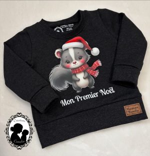 Chandail premier Noël(moufette)