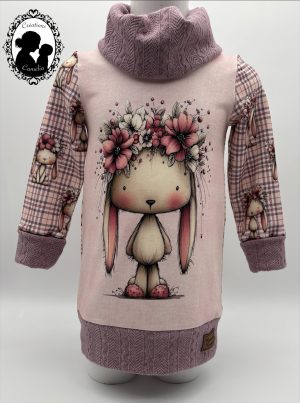 Tunique Lapine fleurie Rose/Lilas