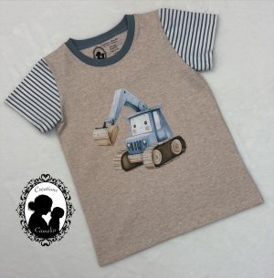 Chandail manches courtes pelle mécanique