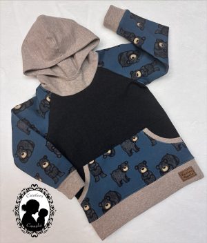 Hoodie oursons avec poche