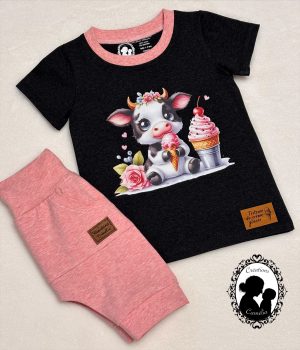 Ensemble court testeuse de crème glacée